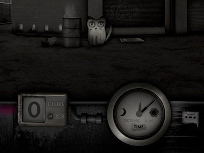 camp creepo 3d flash game illustration interface