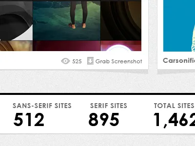 Typographic Site texture typography