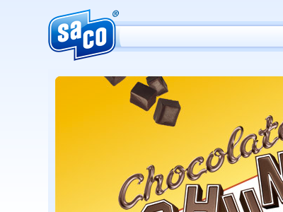 SACO Foods Website 38one chocolate chunks denis saco web