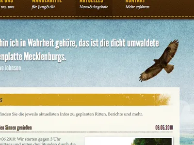 Quote / Header webdesign