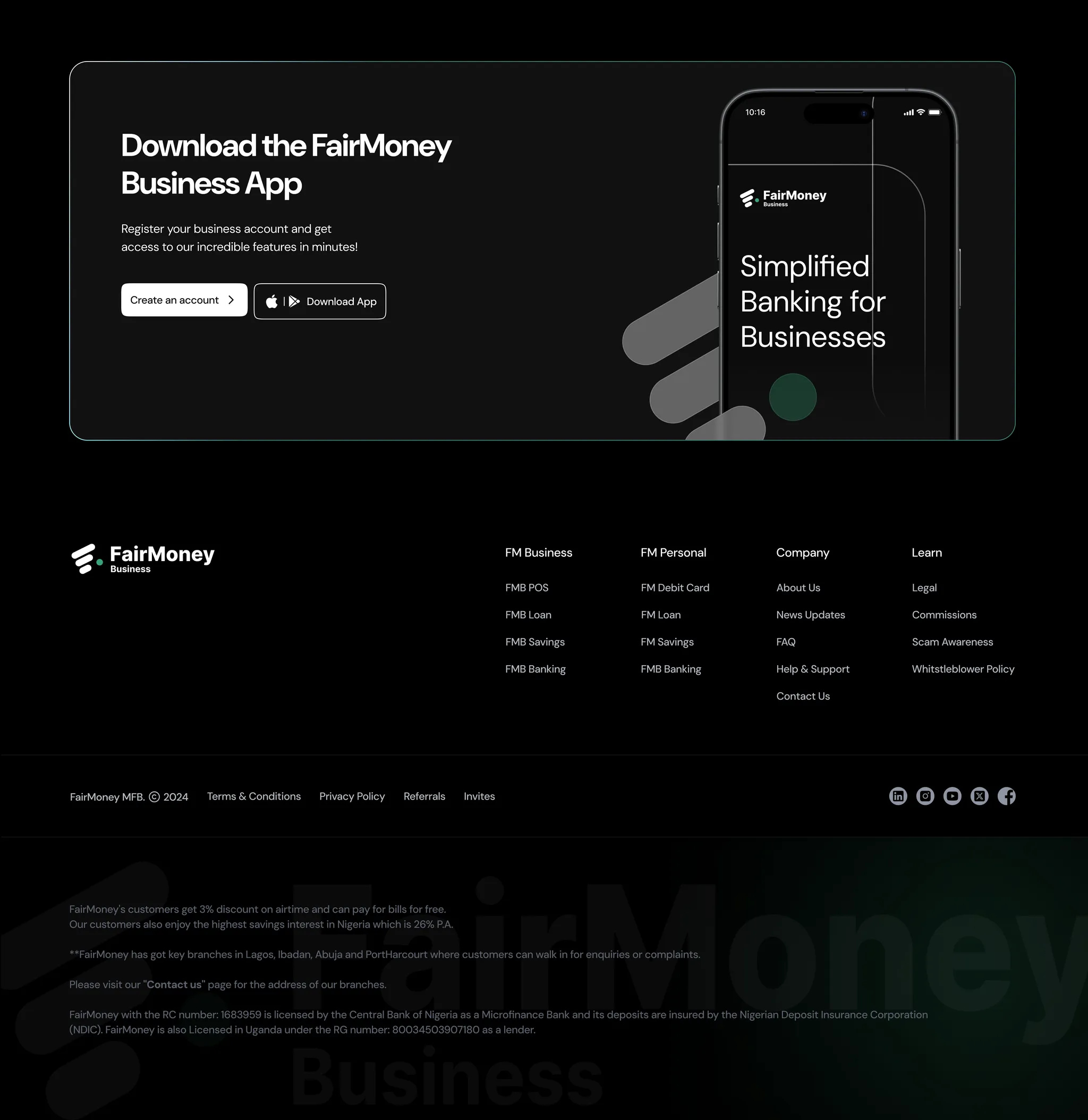 Website Footer - Fintech design fintech footer productdesign ui web design website