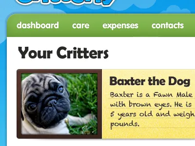 Your Critters blue critterly green pets sabotage