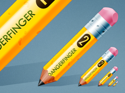 Vector Pencil Rebound 2 icon illustration pencil photoshop rebound vector