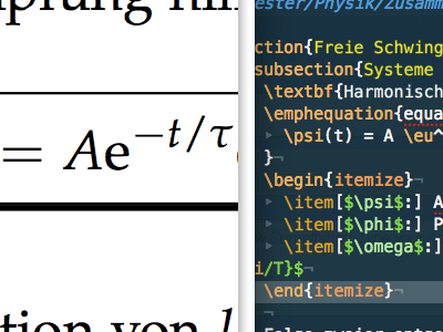 Physics Summary latex summary type