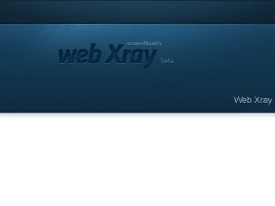 Header Web Xray blue gradient header logo web tool