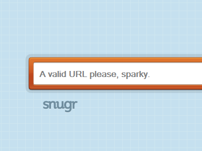 Snugr blue input orange