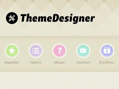 ThemeDesigner Nav blog icons nav navigation pictos