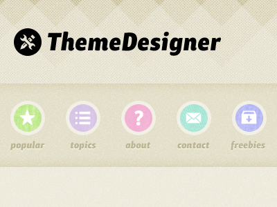 ThemeDesigner Nav blog icons nav navigation pictos