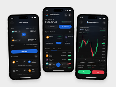 Chipercast - Crypto Wallet Mobile bitcoin bitcoin wallet blockchain chart cold wallet crypto crypto banking crypto storage cryptocurrency defi digital assets eth finance investment private key secure wallet stocks trading wallet trading xrp