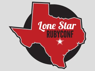 Lone Star Ruby Conf logo red ruby