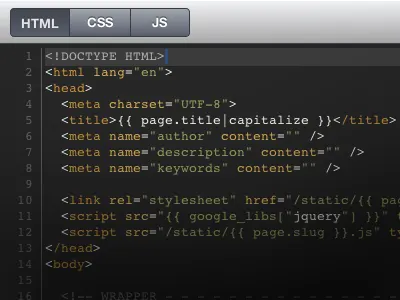 Code editor in the cloud cms editor gae ipad