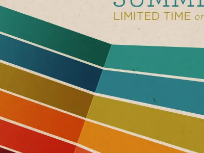 Summer rainbow texture