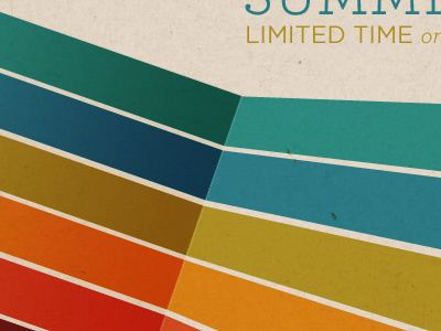 Summer rainbow texture