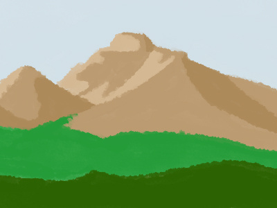 Longs Peak design illustration