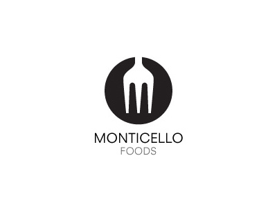 Monticello Logo food logo logotype