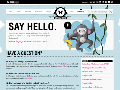 Say Hello contact monkey