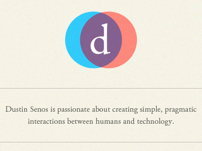 Dustin Senos Brand brand identity