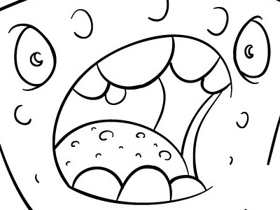 Blistering Monster blister illustration monster