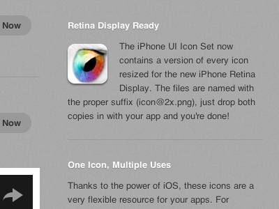 Dribbble icons iphone
