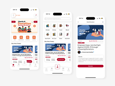 SociAll Impact - Charity and Event Management Apps apps branding charity clean design donation event figma giving humanity iphone management mobile simple ui ux