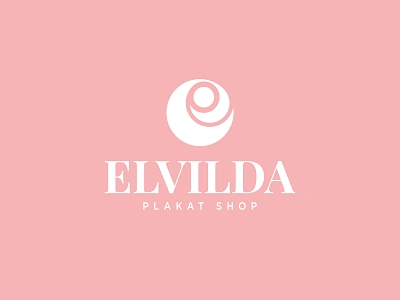 Elvilda Poster Shop Logo Design abstract flower icon artistic logo branding e commerce branding elegant logo design feminine brand aesthetic feminine logo design graphic design logo minimalist logo design nature and art logo design nature inspired logo premium logo design soft and elegant branding sophisticated brand identity