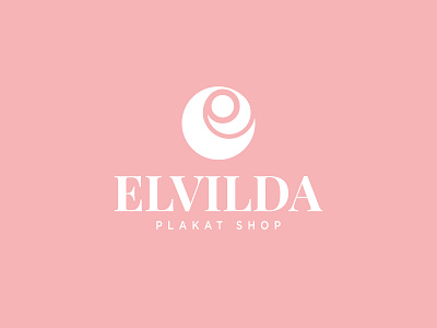 Elvilda Poster Shop Logo Design abstract flower icon artistic logo branding e commerce branding elegant logo design feminine brand aesthetic feminine logo design graphic design logo minimalist logo design nature and art logo design nature inspired logo premium logo design soft and elegant branding sophisticated brand identity