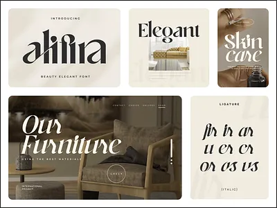 Alifira: Beauty Meets Elegance ✨ alifira beauty branding classy creative design elegant feminine font lettering luxury minimal modern premium sensatype sophisticated stylish typography
