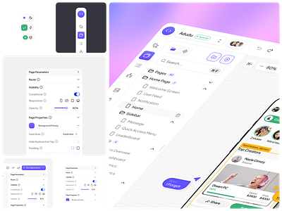 Genie App Builder - Page Selector app app builder builder code coder dev tool developer developer tool flutter flutterflow genai glide it mobile app no code tools saas web app webdesign website website design