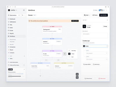 Datahub - Workflow Process ai automation component crm dashboard design pipeline saas ui uidesign ux uxdesign uxerflow web app web design website workflow