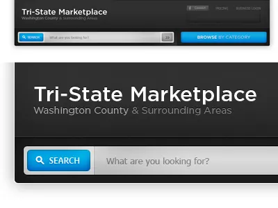 Tri-State Marketplace black blue gotham search