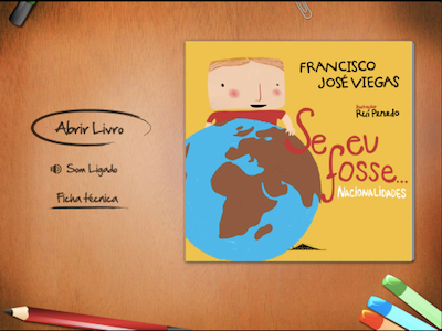 Se eu fosse... Nacionalidades (ipad) book illustrated book illustration ipad