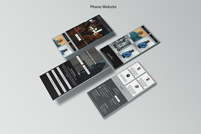 Mobile Phone Website Design graphic design ui ux