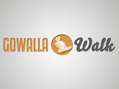 Gowalla Walk gowalla gowalla walk logo orange textures