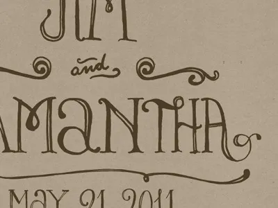 The early stages of our wedding "logo" logo wedding