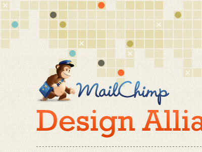 bricks x dots bricks circles dashes dots mailchimp newsletter ocher orange rockwell texture