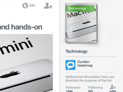 TweetMag iPad: Mag Detail (Live Image) ipad iphone tweetmag twitter