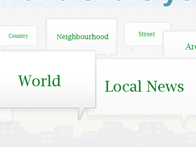 global homepage design design green homepage illustration speech bubbles