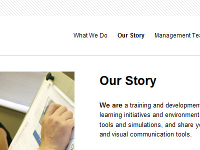 Our Story 1px line airy arial black clean crisp diagonal lines gray grey hand helvetica light menu minimal picture selected state texture vibrant white whitespace