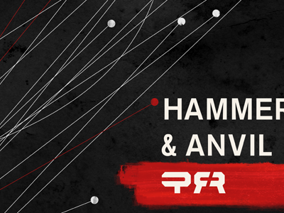 PRR akzidenz album band music red typography