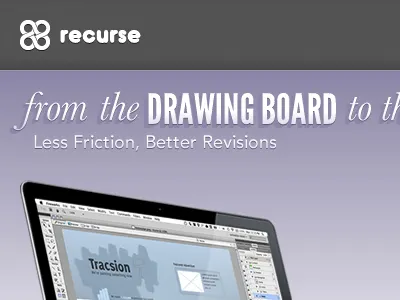 Recurse Homepage With New Logo header homepage logo recurse webapp