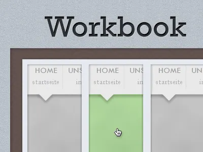 Workbook Sneak Peaks black and white blue brown gray green grey hover sneak peak snippet web