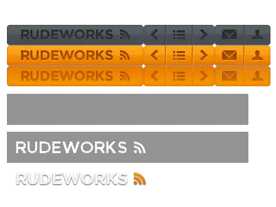 Sprites for RUDEWORKS buttons rudeworks sprites