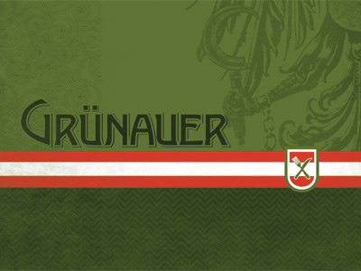 Grünauer logo menus