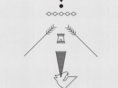 Print letterpress print symbols