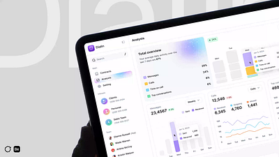Dialin.ai - Business Phone & Chat System UI UX Design ai behance dashboard design system minimal product product design saas saas dashboard saas product sajon setting pages ui ux ux design web app