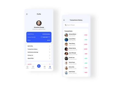 Fintech | Online Mobile Banking Mobile App UI/UX Design app design apps banking clean design figma fintech fintech app modern online online banking product design ui ui design uiux uiux design user experience user interface ux ux design