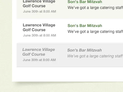 Simple Message Inbox helvetica neue inbox messaging