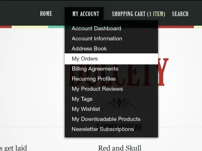 Dulcety Draft center grey magento online store orange