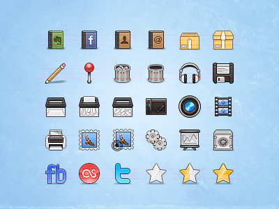 Icon Set icons stock icon set