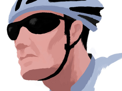 Cyclist design illustration